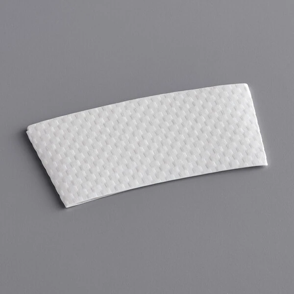 10-20 oz. White Customizable Embossed Coffee Cup Sleeve - 1,800/Case