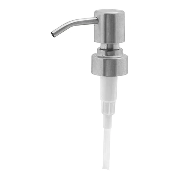 room360 Silver Plastic Soap Dispenser Pump - 6/Case