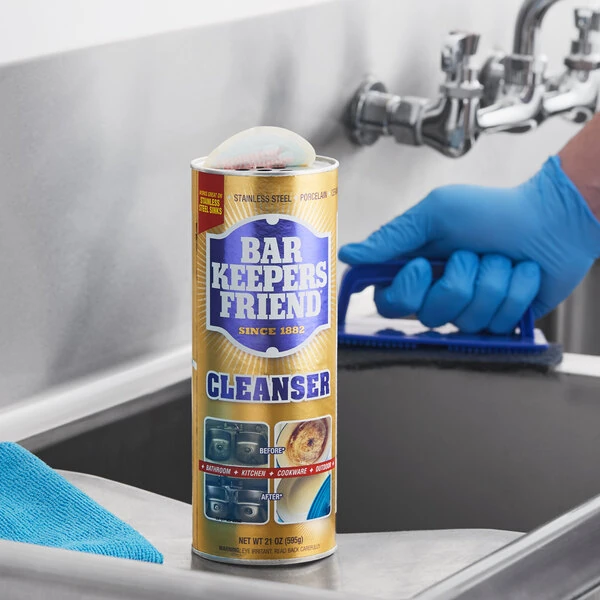 Bar Keepers Friend 11514 21 oz. All-Purpose Cleaning Powder - 12/Case