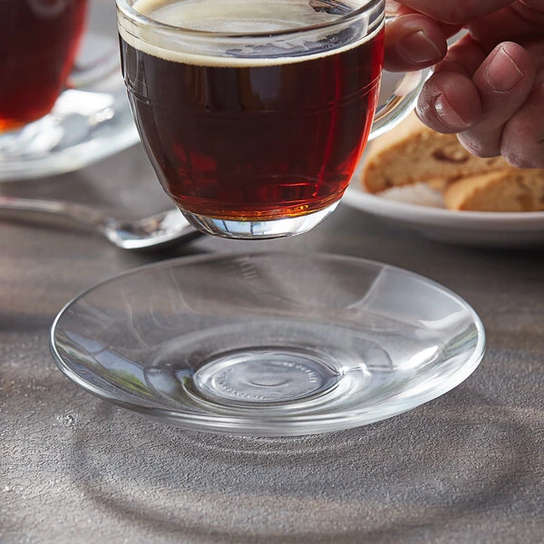 Duralex Gigogne 5 1/4" Glass Saucer - 72/Case