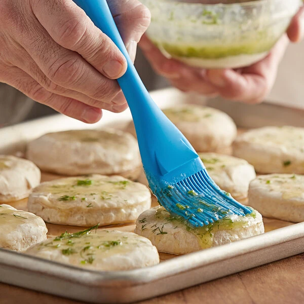 Ateco 1692 1 5/8"W Flat Silicone Bristle Pastry / Basting Brush