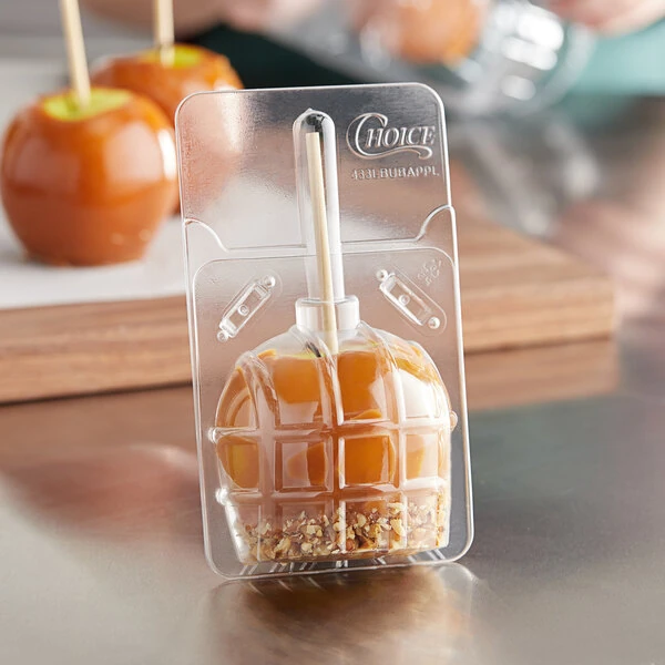 Choice Large Disposable Candy Apple Bubble - 1,000/Case