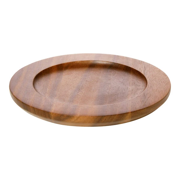 GET Heiss 8 11/16" Round Wooden Underliner
