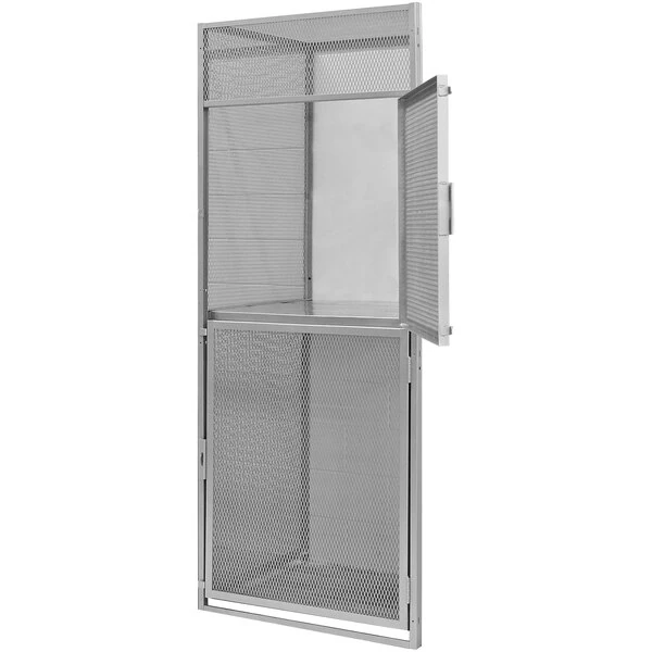 Hallowell 48" x 36" x 90" Double Tier Add-On Bulk Storage Locker BSL483690-R-2A-HG