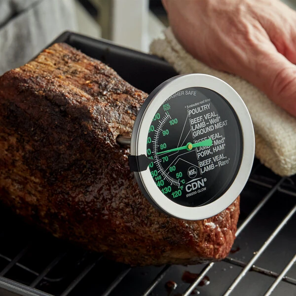 CDN IRM200-GLOW ProAccurate 4 3/4" Probe Dial Meat Thermometer
