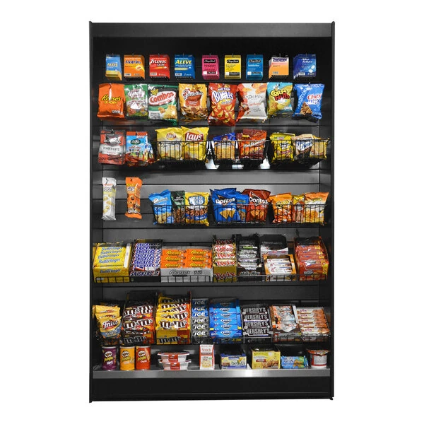 All State Manufacturing ASMMS491-Clark 49" x 23 1/4" x 78" Stainless Steel Micro Market Stand with 24-Piece Display Kit