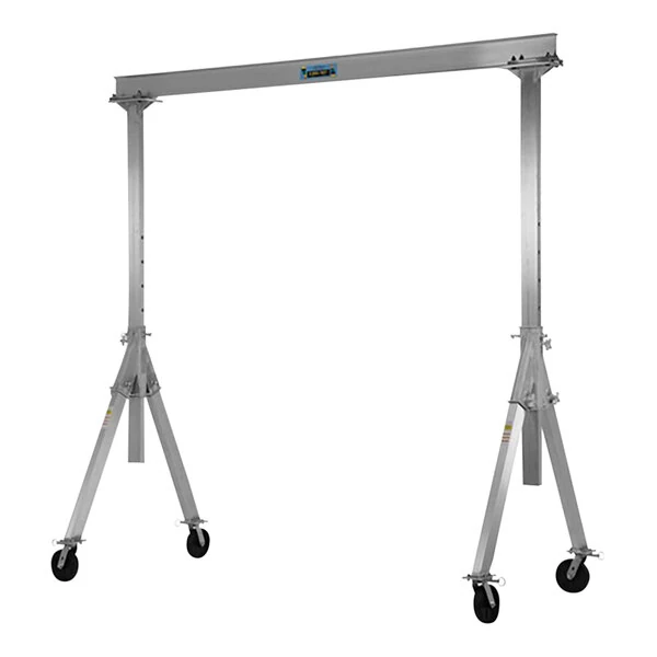 Vestil 8' x 8' Aluminum Gantry Crane with Adjustable Height AHA-2-8-8 - 2,000 lb. Capacity