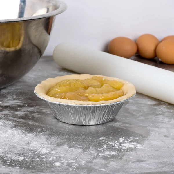 Durable Packaging 5 3/4 inch Pie Pan 1 13/16 inch Extra Deep - 1,000/Case