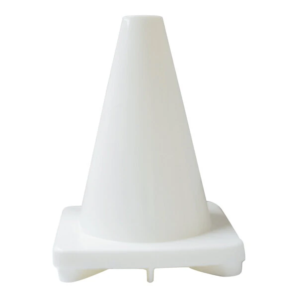 Cortina 5" White Sport Cone with 0.25 lb. Base 03-500-34-09