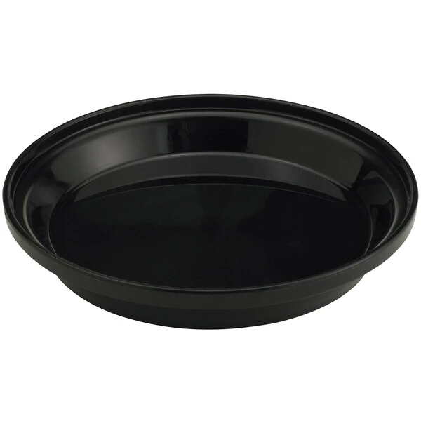 Cambro HK39B110 Heat Keeper Black Insulated Meal Delivery Base for 9 inch Plates - 12/Case