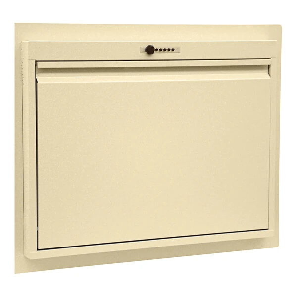 Omnimed 31 3/4" x 6" x 25 1/8" Beige Recessed Informatics Workstation 291478-BG