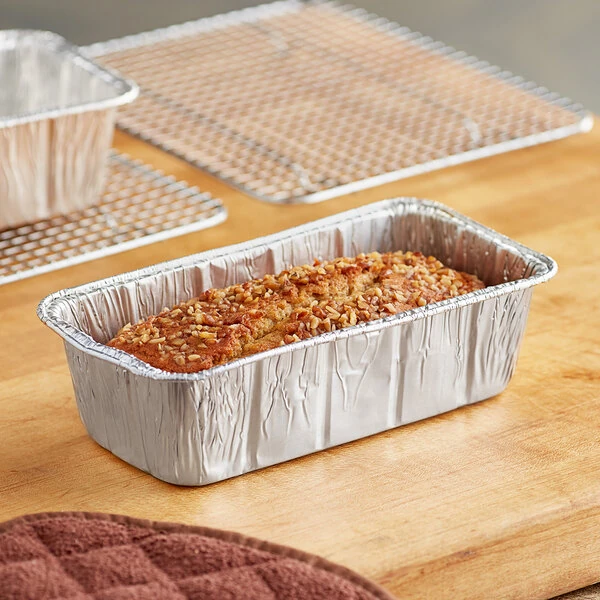 Baker's Lane 2 lb. Aluminum Foil Loaf Pan - 500/Case