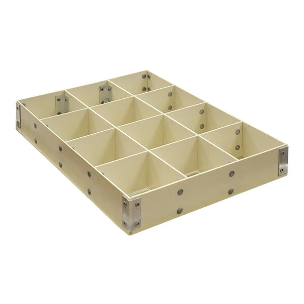 MFG Tray 176139-1537 2 1/2" High 12-Section Half-Size Fiberglass Sheet Pan Extender