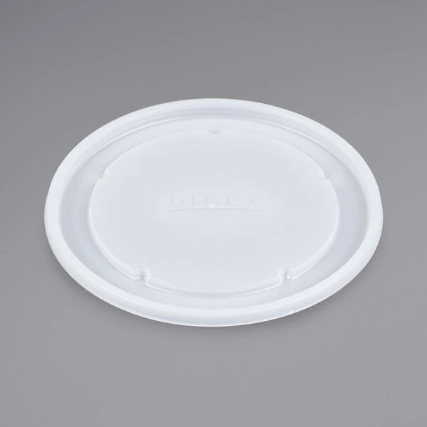 Dinex DX11868714 Classic Translucent Disposable Lid for Dinex DX1186 Classic 12 oz. Stackable Bowl - 1,000/Case