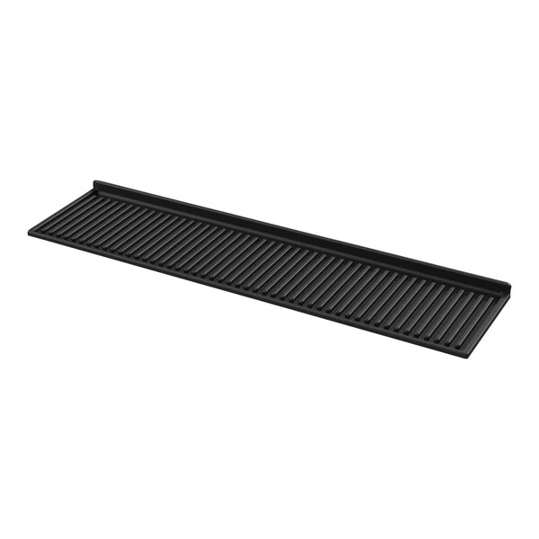 Borray Manufacturer Inc. 47 13/16" x 12" x 1 1/2" Black ABS Meat Shelf Liner