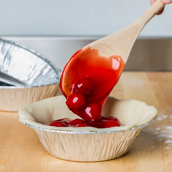 D&W Fine Pack 5 3/4 inch x 1 1/2 inch Deep Round Foil Pie Pan - 1,000/Case