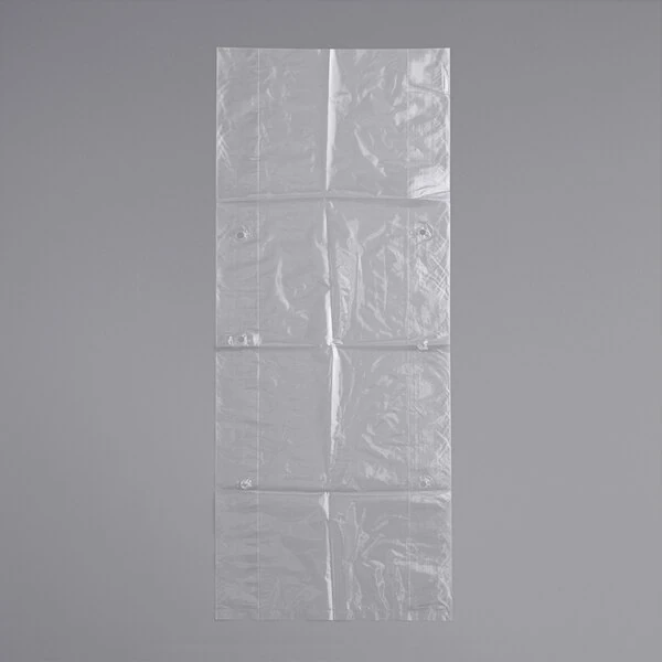 LK Packaging 8" x 3" x 20" Clear Plastic Long Low Density Vented Produce Bag - 1,000/Case