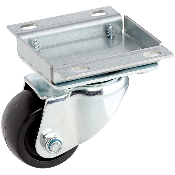 Avantco 17821010K 2 inch ADA Height Plate Caster and Screw Set without Brake