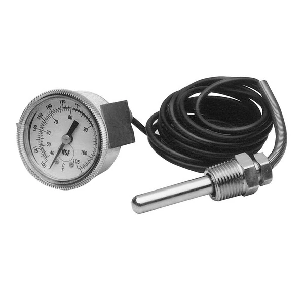 AllPoints 621006 Rinse Thermometer; 100 - 220 Degrees Fahrenheit; Panel Mount