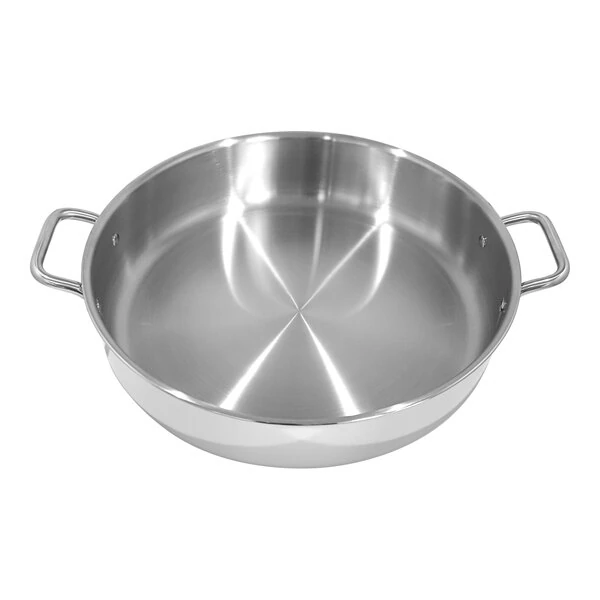 Spring USA Primo! 15 3/4" 5-Ply Paella Pan with Stainless Steel Handles 8460-60/40A