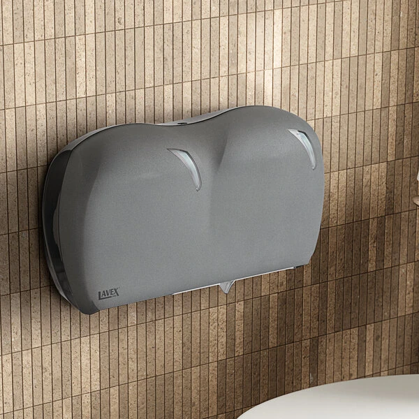 Lavex Pro Stone Double-Roll Jumbo Toilet Tissue Dispenser