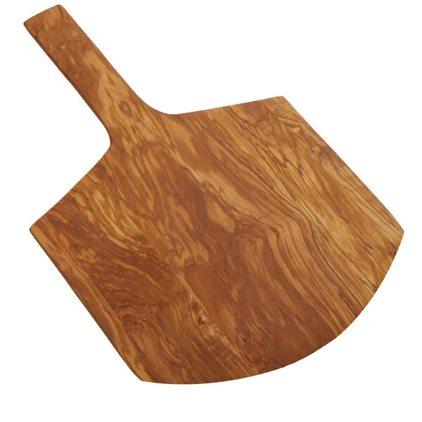 American Metalcraft OWP17 26" x 16" Olive Wood Serving Peel