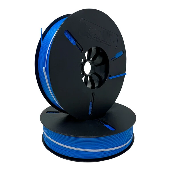 Tach-It 03-2500 5/32" x 2,500' Blue Standard Paper / Plastic Twist Tie Ribbon Spool for 3567, 3568, and 3570