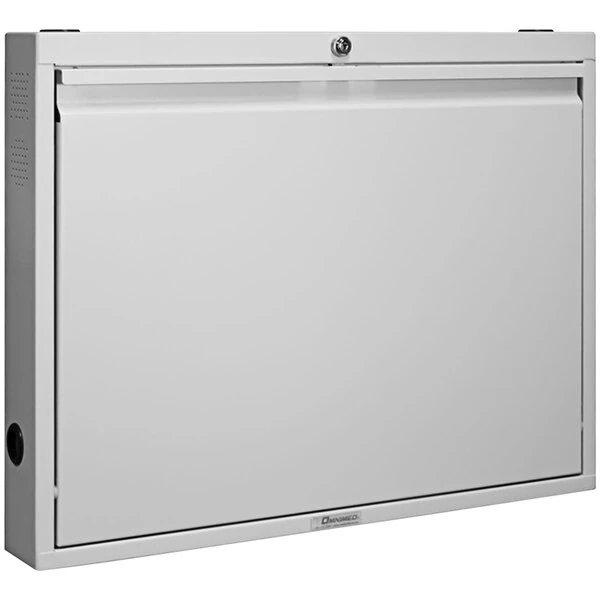 Omnimed 30" x 4" x 23 1/2" Light Gray Compact Informatics Workstation 291512-LG