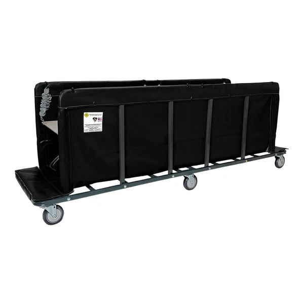 R&B Wire Products, Inc. Black Knocked Down Open-End Flatwork Ironer Truck VINYL-SFT-BLK