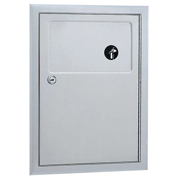 Bobrick B-353 Recessed Sanitary Napkin Disposal Receptacle