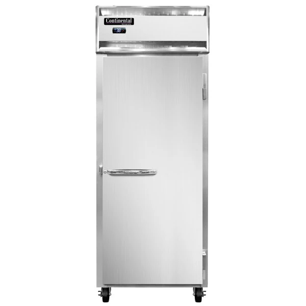 Continental Refrigerator 1RE-N-PT 29" Solid Door Extra Wide Pass-Through Refrigerator