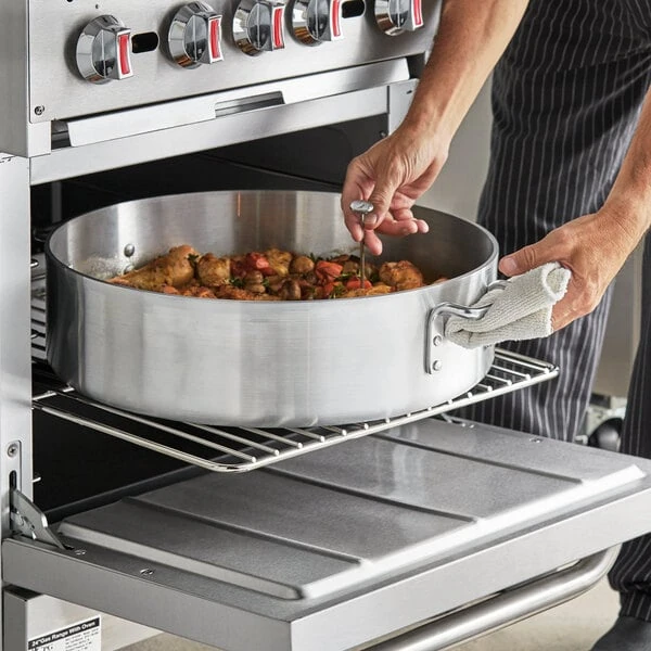 Choice 24 Qt. Heavy-Duty Aluminum Brazier