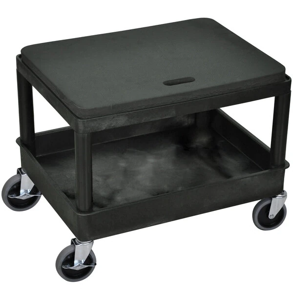 Luxor MS21-B Black 24" x 18" x 20" Mechanics Seat