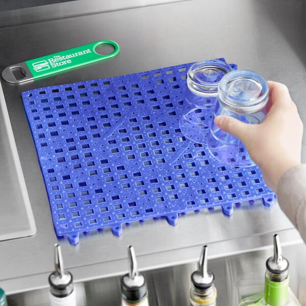 Choice Blue Interlocking Bar Mat