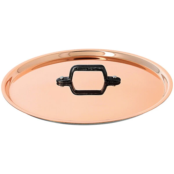 de Buyer InoCuivre Tradition 9 3/8 inch Copper Lid 6463.24