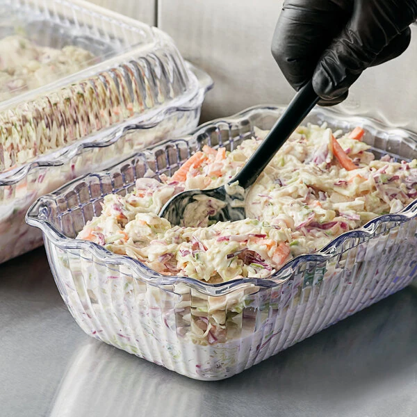 Choice 5 lb. Clear Deli Crock