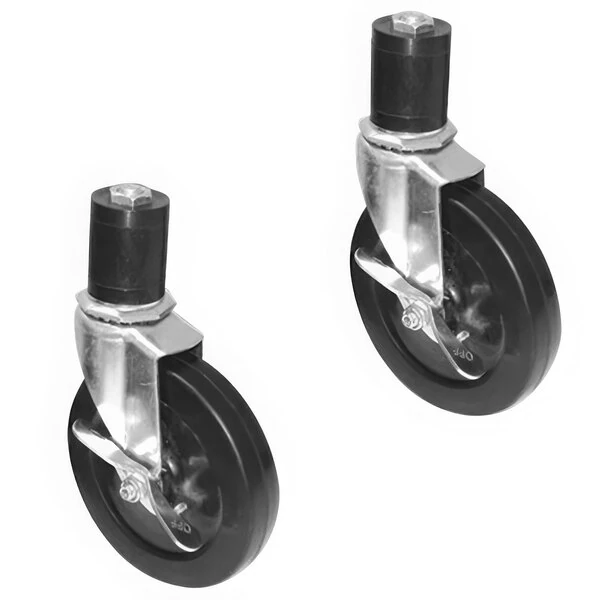 Advance Tabco TA-25A Work Table / Equipment Stand 5" Casters - 6/Set