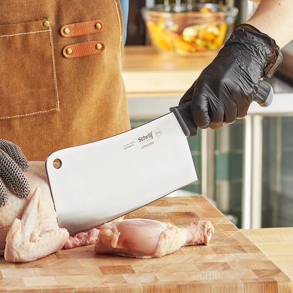 Schraf 8" Cleaver with TPRgrip Handle