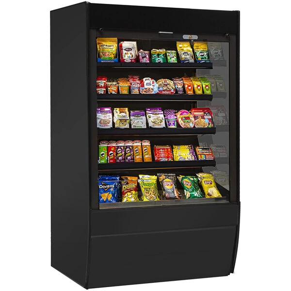 Federal Industries VNSS-3678S Vision Series 36" High Profile Non-Refrigerated Self-Serve Merchandiser with Four Shelves