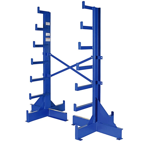 Vestil BAR-R-84-S Single-Sided Bar Stock Tree with 7 Levels and 500 lb. Capacity Per Arm