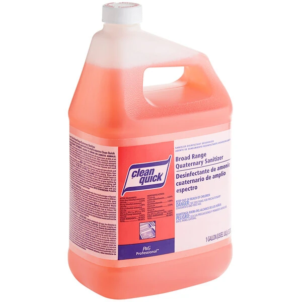 Clean Quick 07535 1 Gallon Broad Range Quaternary Sanitizer Concentrate