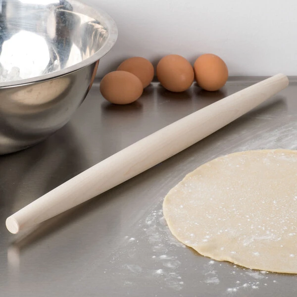 Ateco 20175 20" Maple Wood Tapered French Rolling Pin