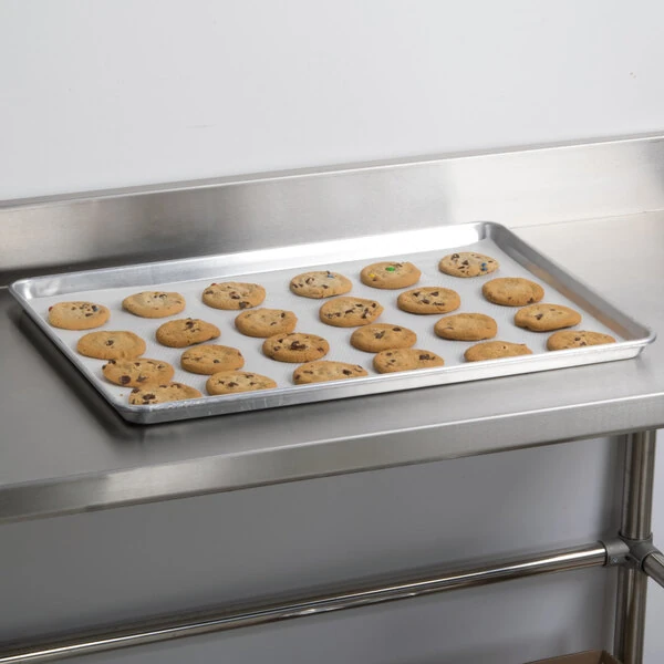 Advance Tabco 18-8P-26 Full Size 18 Gauge 18 inch x 26 inch Wire in Rim Aluminum Perforated Sheet Pan