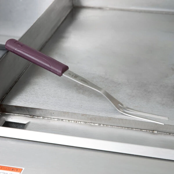 Mercer Culinary M18380 Hell's Handle® High Heat 12 1/2" Pot / Cook's Fork