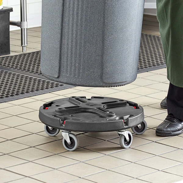 Toter WDL10-00BLK Black Caster Dolly for Toter 32, 44, and 55 Gallon Round Trash Cans