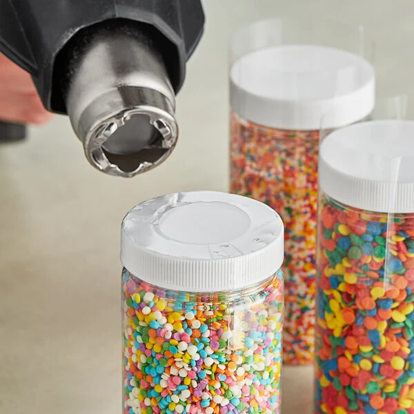 90 mm x 50 mm Clear Perforated Shrink Band - 250/Bag