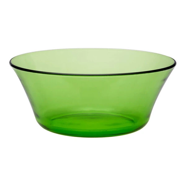 Duralex Lys 2.3 Qt. Green Glass Bowl - 12/Case
