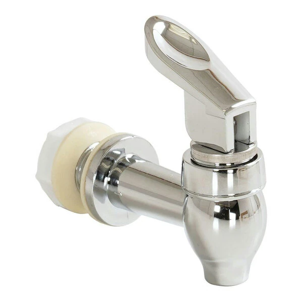 Cal-Mil 148-1580-49 Chrome Replacement Faucet / Spigot for Beverage Dispensers