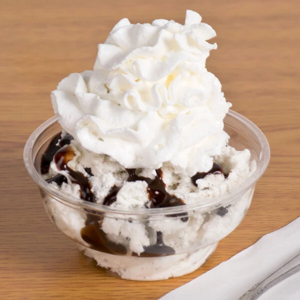 Fabri-Kal Indulge DE5 5 oz. Clear PET Sundae Cup - 1,000/Case