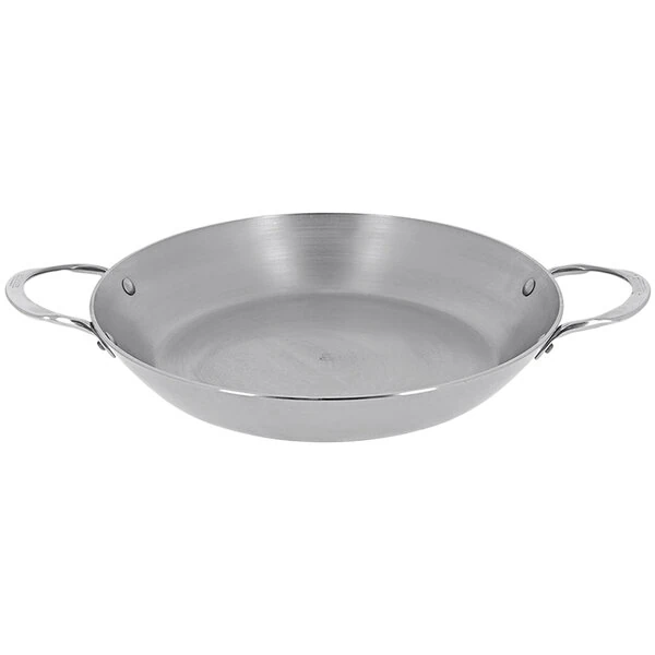 de Buyer Mineral B Element 12 1/2" Carbon Steel Paella Pan 5652.32